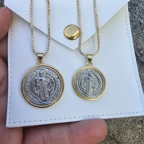 San benito necklace package gold plated