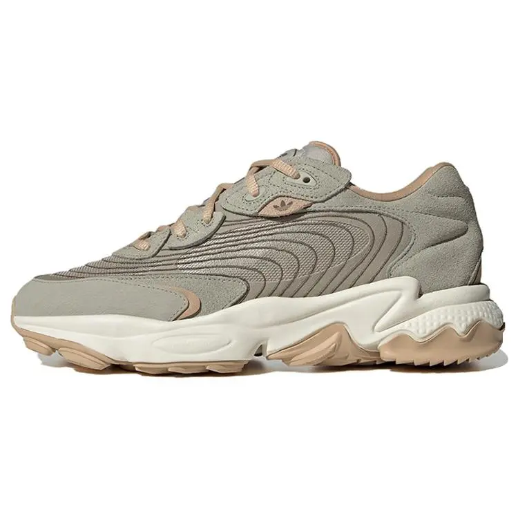 Adidas Women's Ozweego Meta Tr Sesame' Versatile Cushioned Durable Low Top Sneakers IE1915