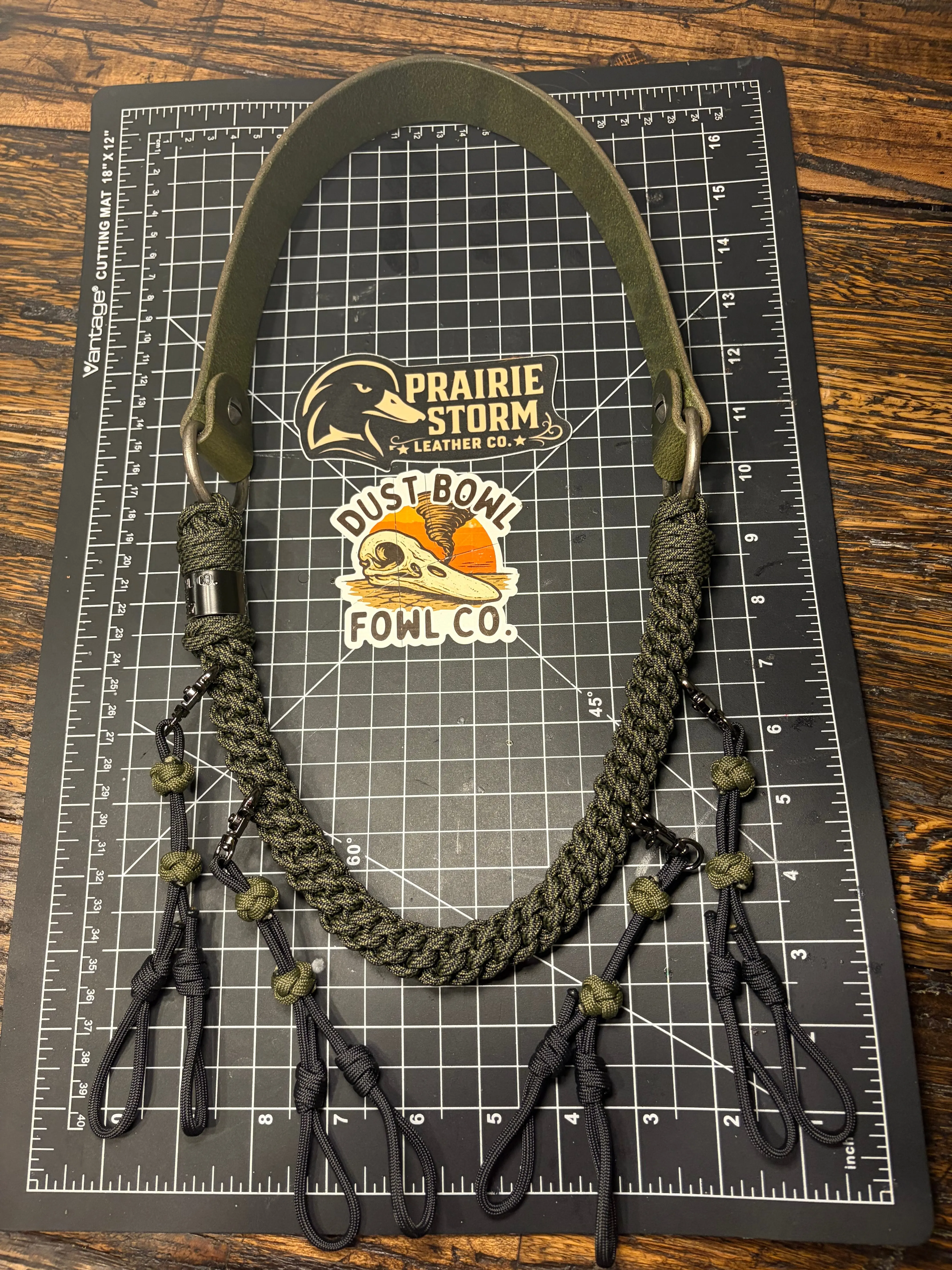 Leather x Half Round Lanyard - Ranger