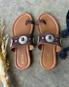 Sagebrush Concho Sandal - Brown