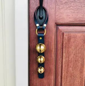 Sleigh Bells for Door Knob Handle | Christmas Décor | Shopkeepers Bell