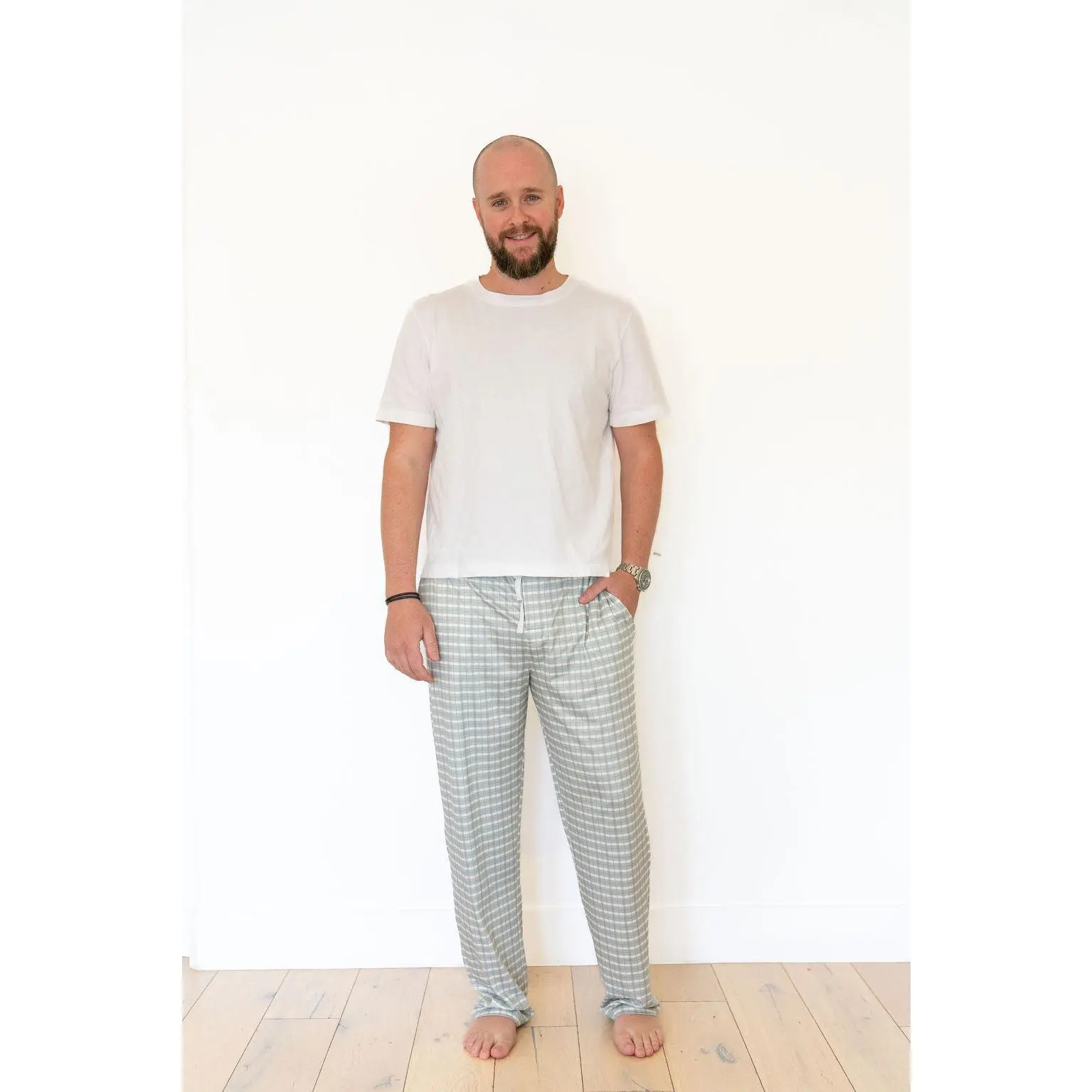 MUTED GREEN PLAID | MEN'S PANTS