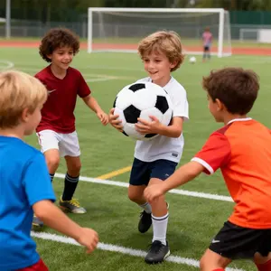 Soft Plush Football Pillow Cushion, World Cup Theme Home Decor Sofa Rest Pad, Comfortable Soccer Throw Pillow for Living Room