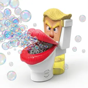 Angry Boss Big Mouth Toilet Bubble Machine - Hilarious Gag Gift, Fun Outdoor Bubble Toy for Party Entertainment