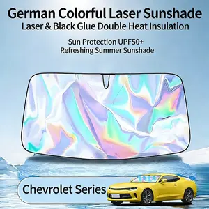 Chevrolet Silverado Explore Teacker Traverse Malibu Blazer Camaro Car Laser Sun Visor Front Windshield Shade UV Protection Heat Insulation Car Windshield Sunshade