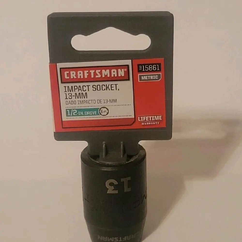 Craftsman 15861 1/2" Drive 13mm Easy-To-Read 6 Point Impact Socket