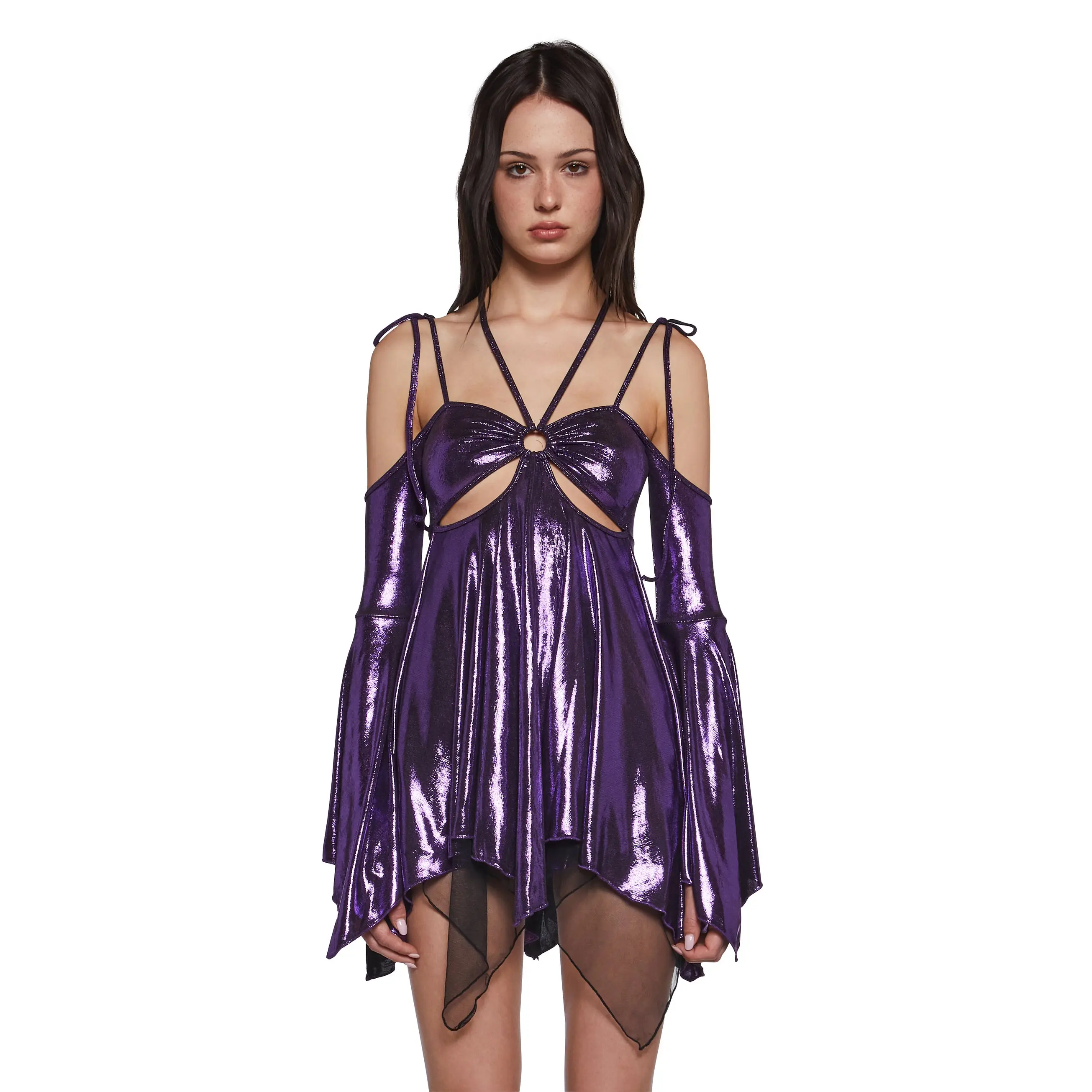 Lightning In A Bottle Mini Dress - Purple