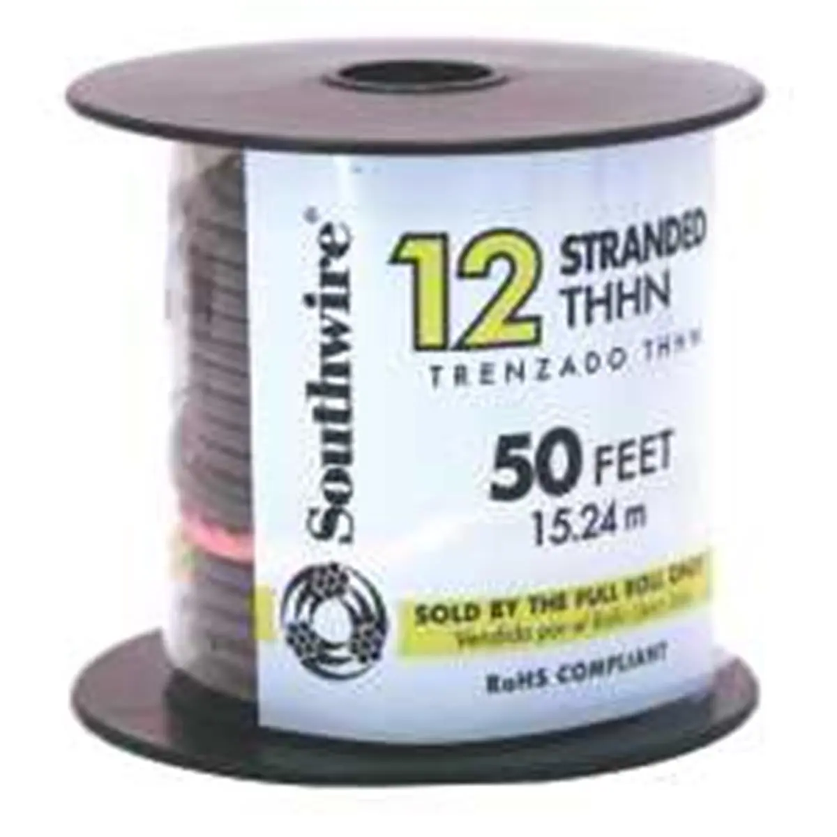 Southwire Building Wire, Stranded Nylon-Jacketed Cable with SIMpull Technology for Industrial Use, No Lube Required, Sunlight Resistant & ROHS/REACH Compliant, Conduit
