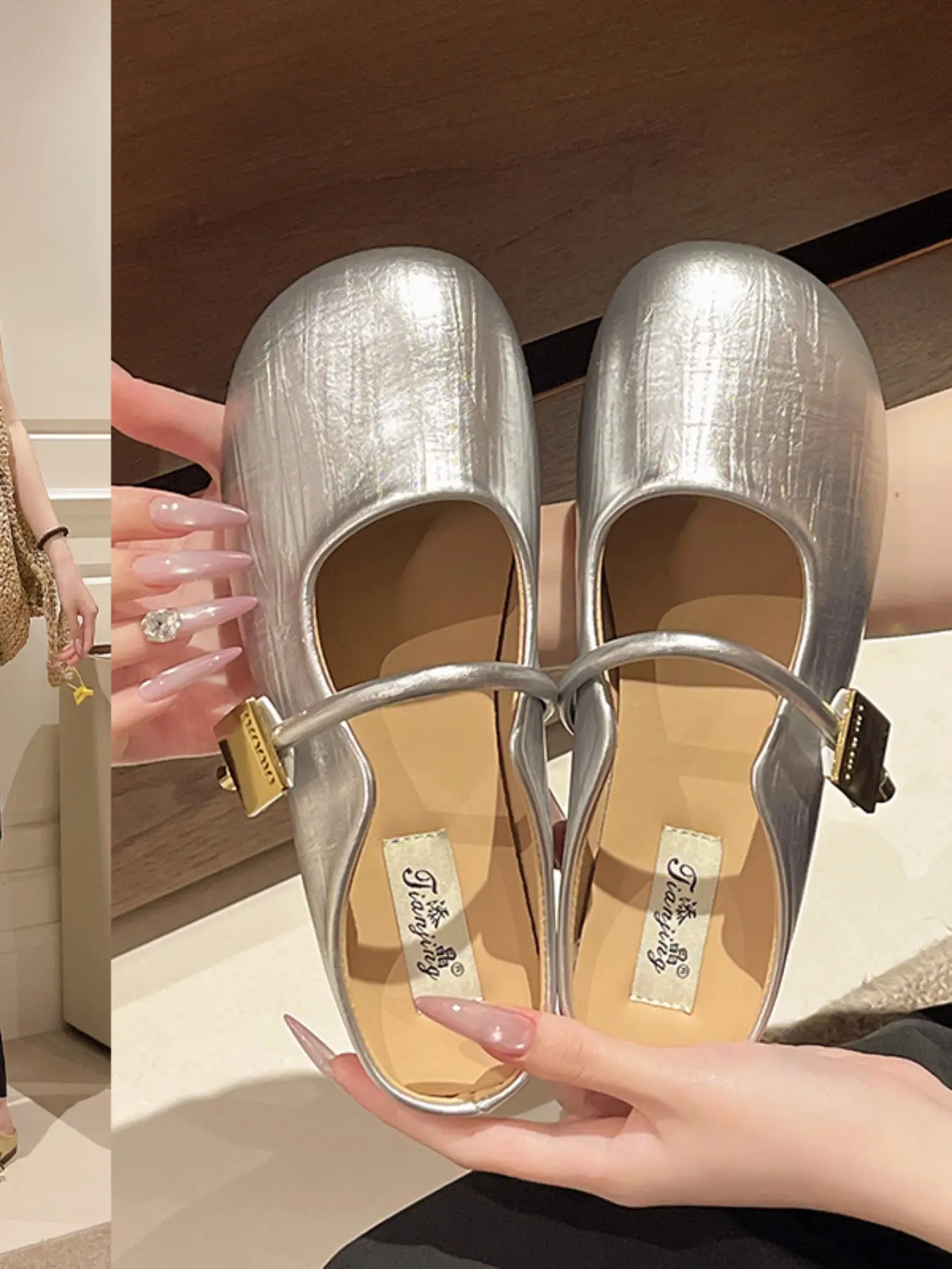 Half-Drag Design Footwear, Slip On Mules, Half Slipper Mules, One-Step Outdoors Atmosphere Enhancer, Comfortable & Stylish Daily Wear, Perfect for Casual Occasions