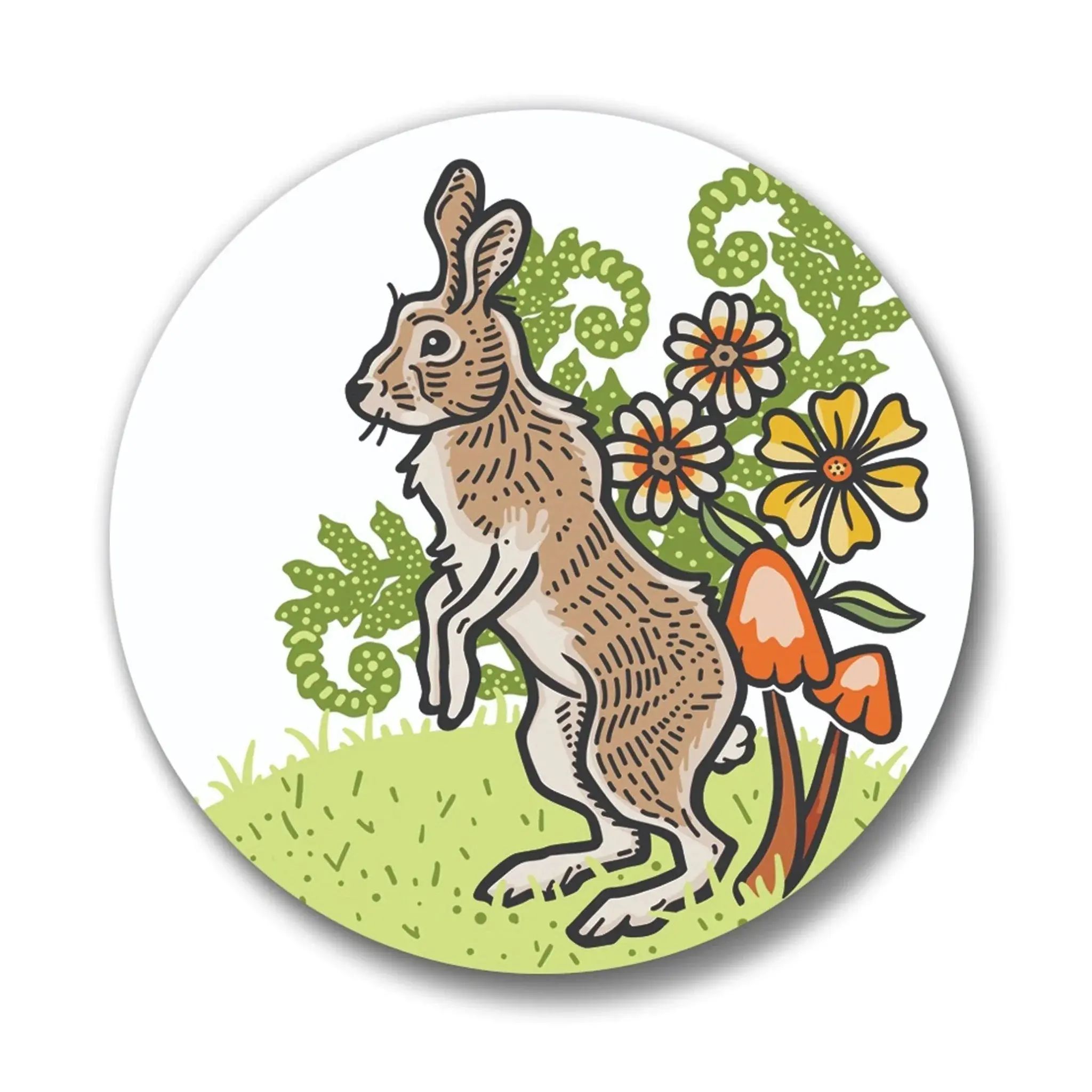 Rabbit Button Pin