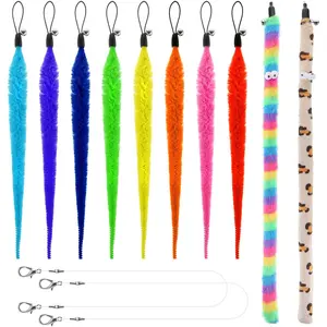 Worm , 12 count  Wand  Accessories Including Worm & Snake Refills Set, 2 count  String for Cats Fishing Pole Toys,   Toys Attachments Teaser for Indoor Cats Kitten