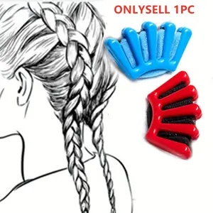DIY Quick Hair Bun Maker, Sponge Braiding & Twisting Styling Tool for Women, Curly Hair Updo Accessory for Bridal & Party Hairstyles, Heatless Styling