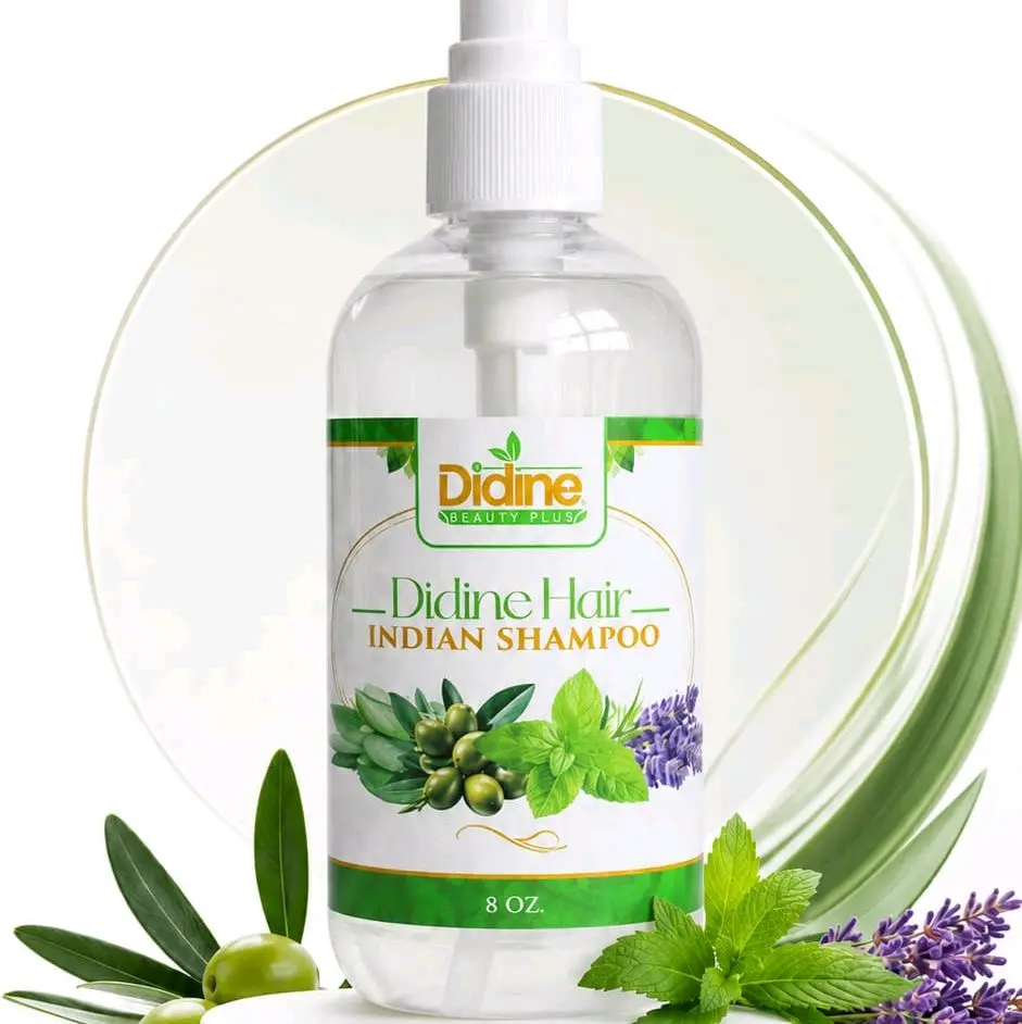 Didine Hair Indian Shampoo – Gentle Daily Hair Cleanser (8 oz)
