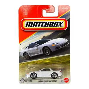Matchbox 1994 Mitsubishi 3000GT White 88/125 Diecast Car