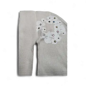 Tears Durag - Oatmeal with Rhinestone