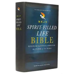 NKJV, Spirit-Filled Life Bible, Third Edition, Hardcover, Red Letter, Comfort Print: Kingdom Equipping Through the Power of the Word -- Thomas Nelson - Hardcover kjv creative edition easy-to-read bible Leather-Look NIV Jesus Bible