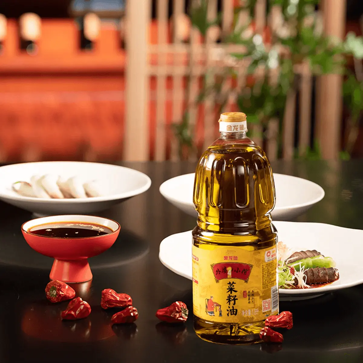 JINLONGYU 1.8L Cold-Pressed Rapeseed Oil - Authentic Sichuan