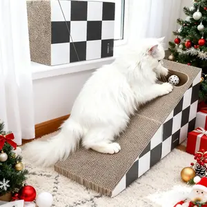 FluffyDream Cat Scratcher Post Board Mount Fuji Shape Durable Pad for Rest & Play Interactive Ball Furniture Protector