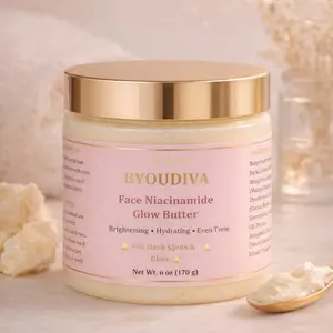 ByouDiva Face Niacinamide Glow Butter | Dark Spots | Hyperpigmentation | Even Skin Tone | Moisturizing Face & Neck Cream
