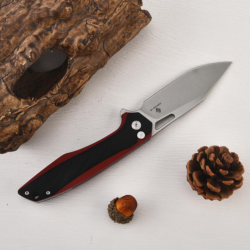 [Lone Wolf] Outdoor Multi-Functional Tool Knife EDC Folding Knife High-End Outdoor Tactical Knives Durable Blade with Non-Slip Handle Portable Camping Pocket Knife Tactical Multi-Tool Knife