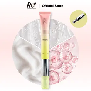 [RE+] Electric 360° Rolling Eye Serum Massager | Microcurrent-Inspired Vibrating Applicator with PDRN + Exosomes + Peptides Trio System Eye Serum | Fast-Absorbing Under Eye Care for Puffiness, Dark Circles & the Look of Fine Lines | 20ml / 0.68 fl. oz.