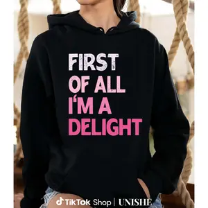 Cozy 100% Cotton Hoodie - Long Sleeve Sarcastic Statement Hoodie