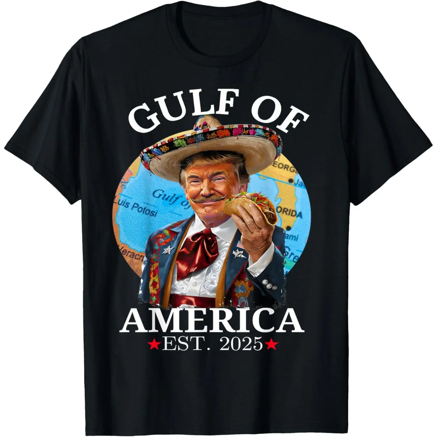 Funny Trump Gulf Of Us America 2025 Trump Merchandise T-Shirt