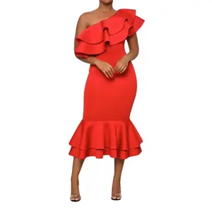 Clara One Shoulder Sleeveless Maxi Dress Formal Womenswear women's dresses