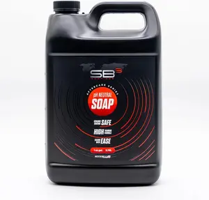 SB3 Soap Advanced Car Shampoo - pH Balanced, Surface Safe Car Wash Concentrate Soap with Particle Technology for Ceramic Coatings, (1 Gallon)