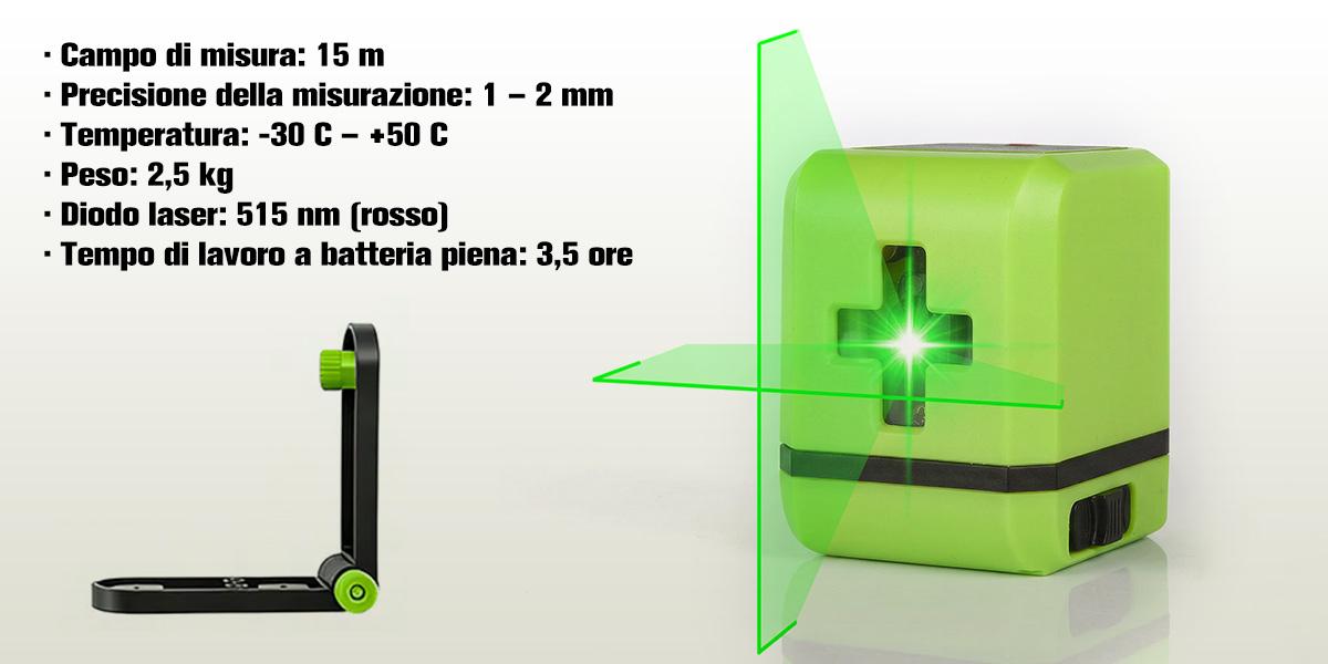 Tanlook Laser Level,Green Beam Laser Level, equipped with 2 lithium batteries, suitable for picture hanging, tile laying, home renovation and indoor projects