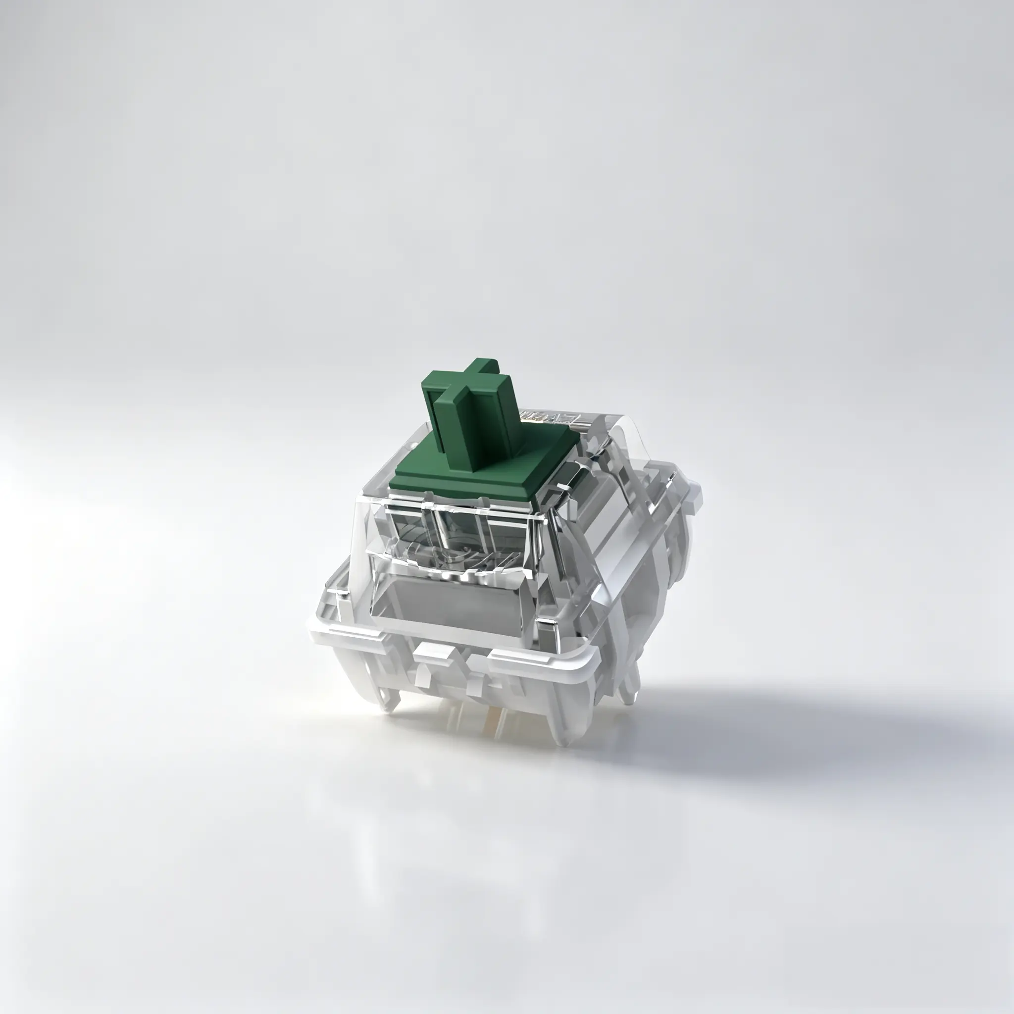 Pinecrystal Linear Switches for Custom Mechanical Keyboards, Gateron-Compatible, Factory Pre-Lubed Hot-Swap Axes, High RGB Light Transmission