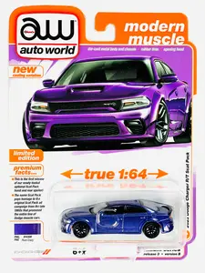 Auto World Modern Muscle 2023 Dodge Charger R/T Scat Pack in Plum Crazy