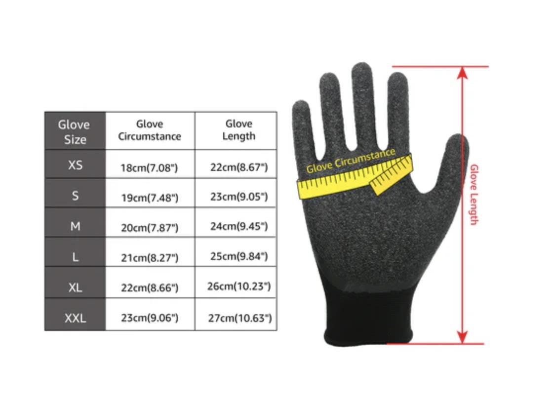 2 Men's Thermal Fleeced Work Gloves - Multi-Purpose Mechanical Winter Protection