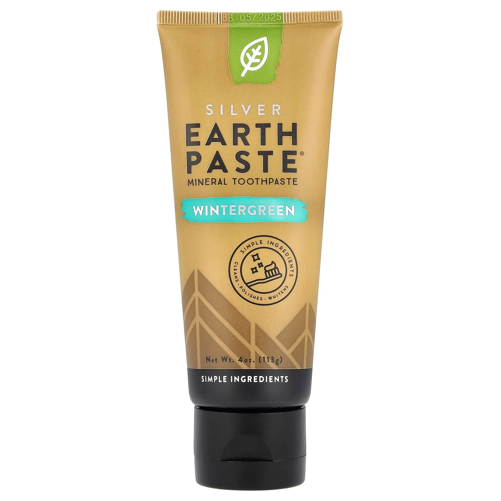 Redmond Silver Earth Paste®, Mineral Toothpaste, Wintergreen, 4 oz (113 g)