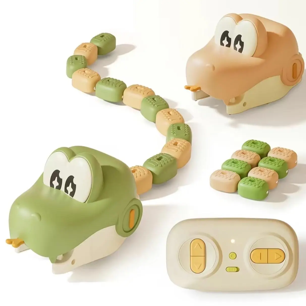 RC Interactive Snake Game Toy with Music and Flashing Lights- Electric Remote Control 2- Player Battle Game,Family Party Indoor Game, 360° Spin, Animal Toy Birthday Gift for Boys Girls Age 6+ Snake Toy Snakerealofficial  ramblesnake getting the gam