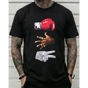 Legends Icons Graphic T-Shirt for Men and Women Cotton Short Sleeve Crewneck Top Basketball Culture Music Icon Streetwear Vintage Retro Style White Tee Shirt for Daily Wear