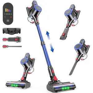 8-in-1 Self-Standing Cordless Vacuum for Litter & Pet Hair | 45kPa & 500W | 50 Min Runtime for Whole Home Cleaning | Lightweight Stick for Hard Floors & Carpets