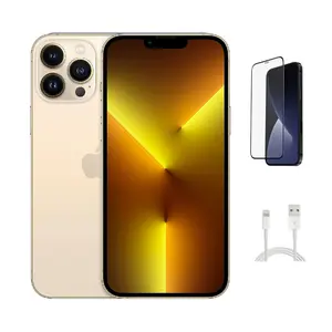 Refurbished iPhone 13 Pro (Unlocked)-Acceptable Condition with Tempered Glass Screen Protector & 1 Year Warranty  A2483