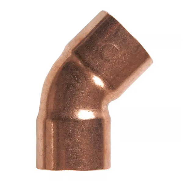 NIBCO 1/2 in. Copper 45 Degree Elbow – Durable Sweat Fitting for Plumbing Projects