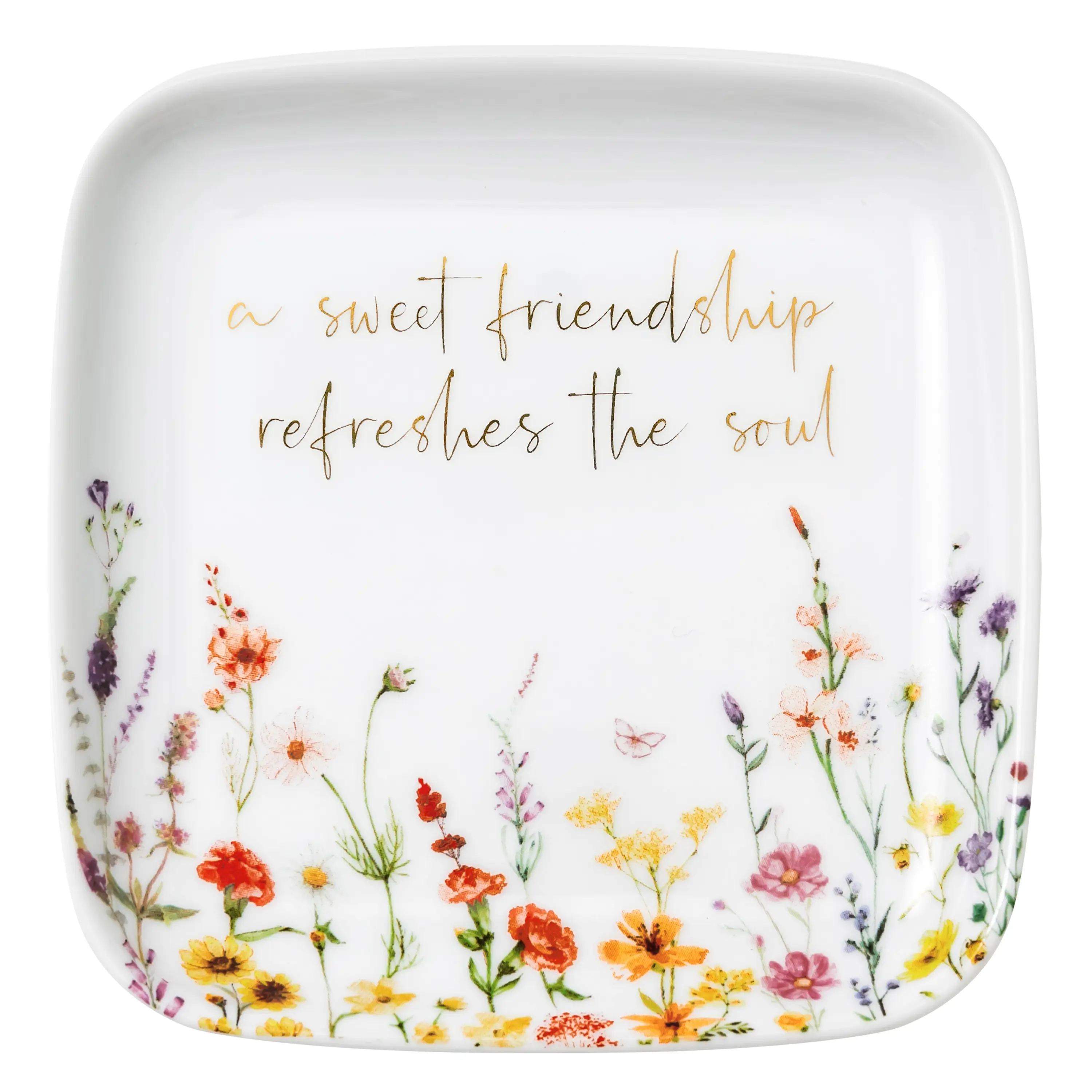 Crisky Jewelry Ring Dish for Women Eco-Friendly Christian Gifts Trinket Tray Inspirational Friendship Gifts for Friend