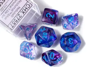 Nebula Nocturnal Luminary | Chessex Dice Set (7)