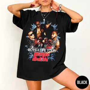 B2K Bow Wow Boys4Life Tour T-shirt, B2K Boys 4 Life Tour T-Shirt, 90s R&B Concert Fan Apparel-Pretty RickY, B5 Bow wow Shirt, B2K Band Tee
