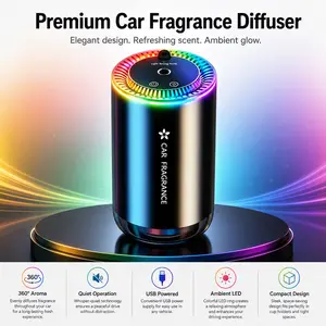 Car interior aromatherapy machine - Home Aromatherapy Oil Diffuser-fragrance aroma diffuser - air freshening and purification - breathing atmosphere light effect - starry sky light effect - with multiple modes to switch Adjustable Car fathersdaygift