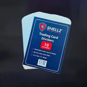 Trading Card Dividers 4.4"x3" - White