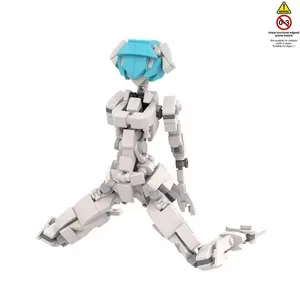 Moc Compatible Lego Bunny Girl Mecha Warrior Girl Building Blocks Robot Model, building block set, Educational Toy for Kids, Collectible Figure, Building Kit