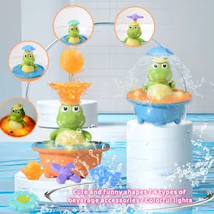 Cute Crocodile Water Play Toy, Automatic Spray Water Bath Toyfor Baby, Waterproof Floating Bathtub Toys, Kids Bath Toys for12 3 4 Year Old, Birthday Gift