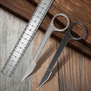 Outdoor Mini Neck Knife - Fixed Blade EDC-K Sheath - Utility Knife - Paper Cutter