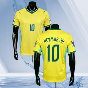 2026 Yellow Neymar 10 Short sleeve Soccer jersey