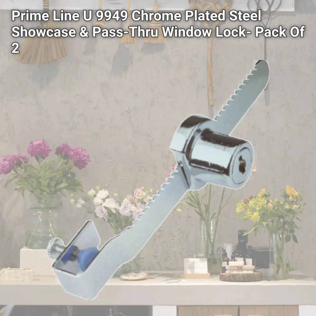 Prime Line U 9949 Chrome Plated Steel Window Lock - Pack of 2 - TikTok Shop