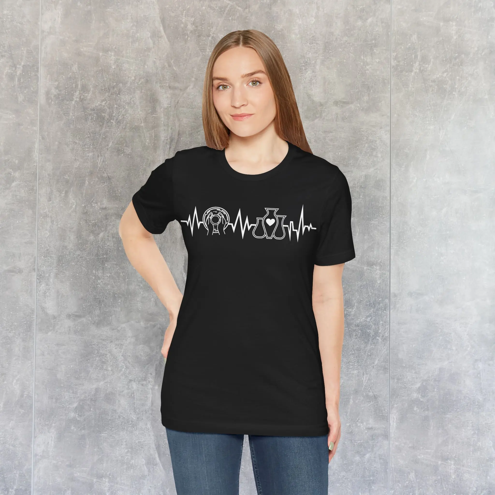 Heartbeat Pottery Shirt for pottery lovers